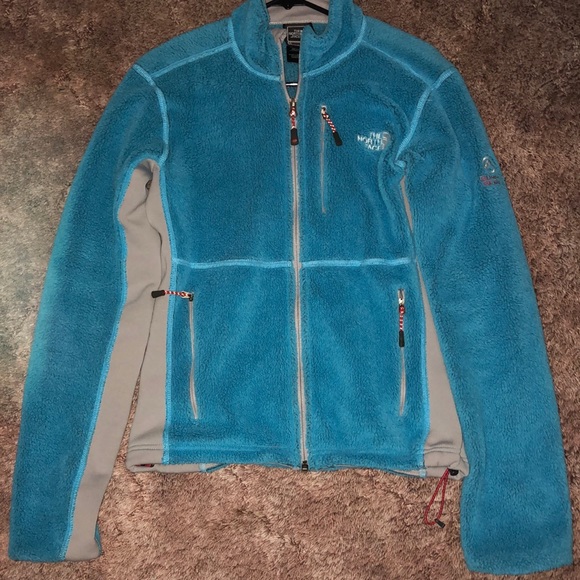 blue North Face zip up - Picture 1 of 4
